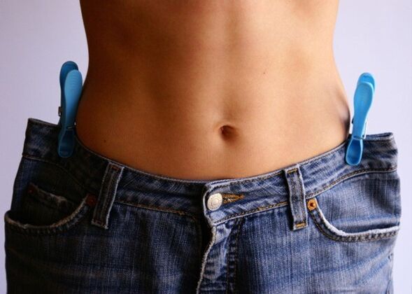 ผลลัพธ์ของการลดน้ำหนักในอาหารสำหรับคนขี้เกียจ