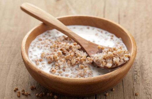 โจ๊กบัควีทกับ kefir
